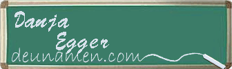 Danja Egger Visitenkarte